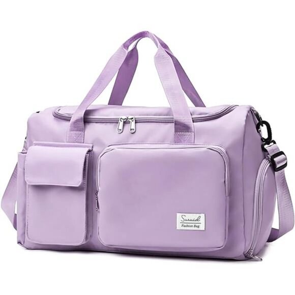 Handbags - Sports Gym Bag with Shoes Compartment